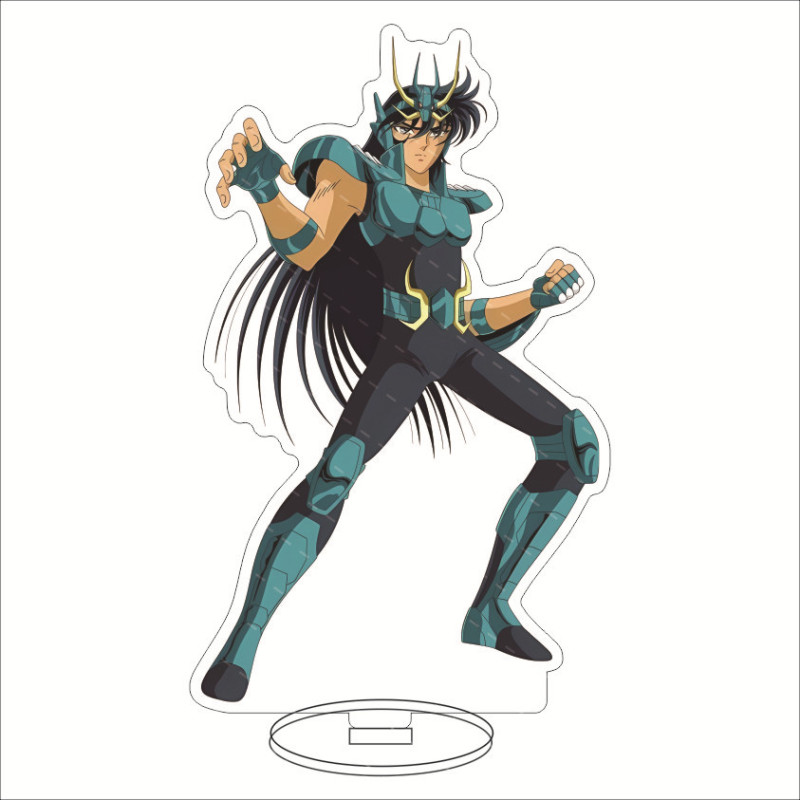 聖闘士星矢大立牌城戸沙織氷河紫龍瞬一輝童虎アクリル置物|undefined