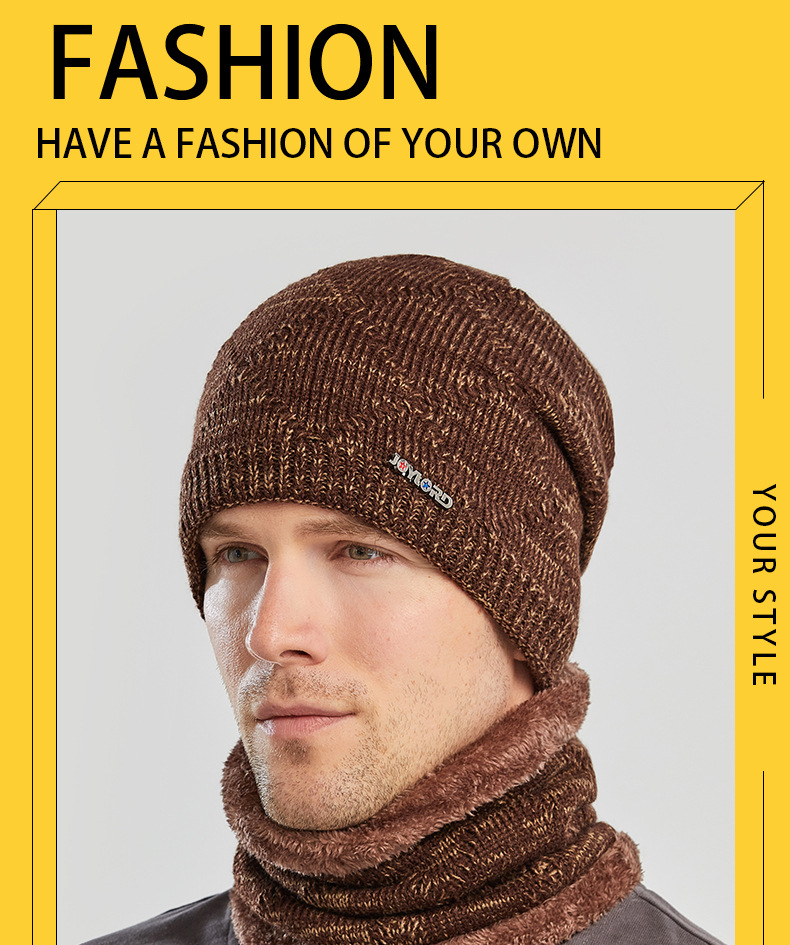 Men's Simple Style Letter Solid Color Wool Cap display picture 1
