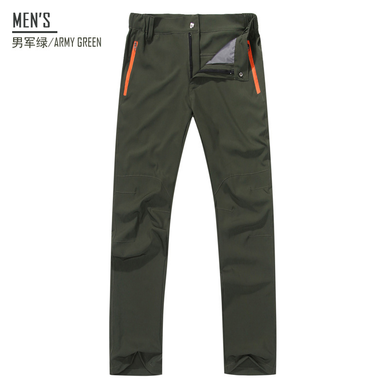 Los fabricantes venden al por mayor pantalones de secado rápido para hombres pantalones de senderismo elásticos finos de verano para mujeres deportes al aire libre pantalones sueltos de secado rápido transfronterizos