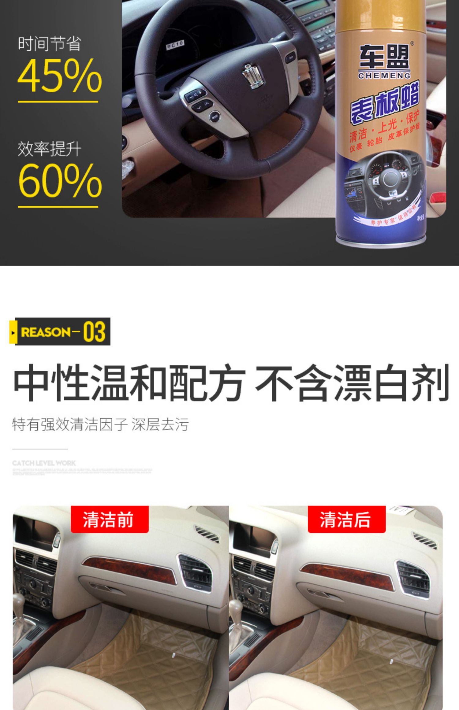 2 bottles of car watch plate wax polishing instrument panel wax curing plastic parts refurb instrument panel interior surface maintenance