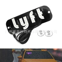 Автомобильный светодиодный индикатор TAXI LYFT USB, индикатор LYFT TYPE-C, автомобильный светильник, подсветка номерного знака, 5-6 В