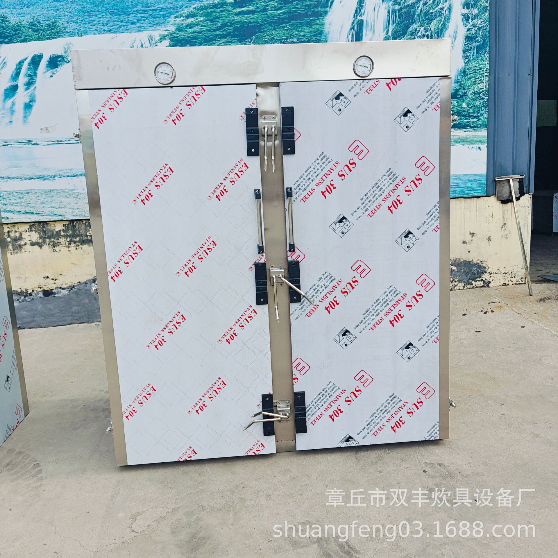 不锈钢大型馒头蒸房  河南蒸房厂家  72盘蒸地瓜房子