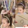Children's scalloped headband, non-slip hairpins