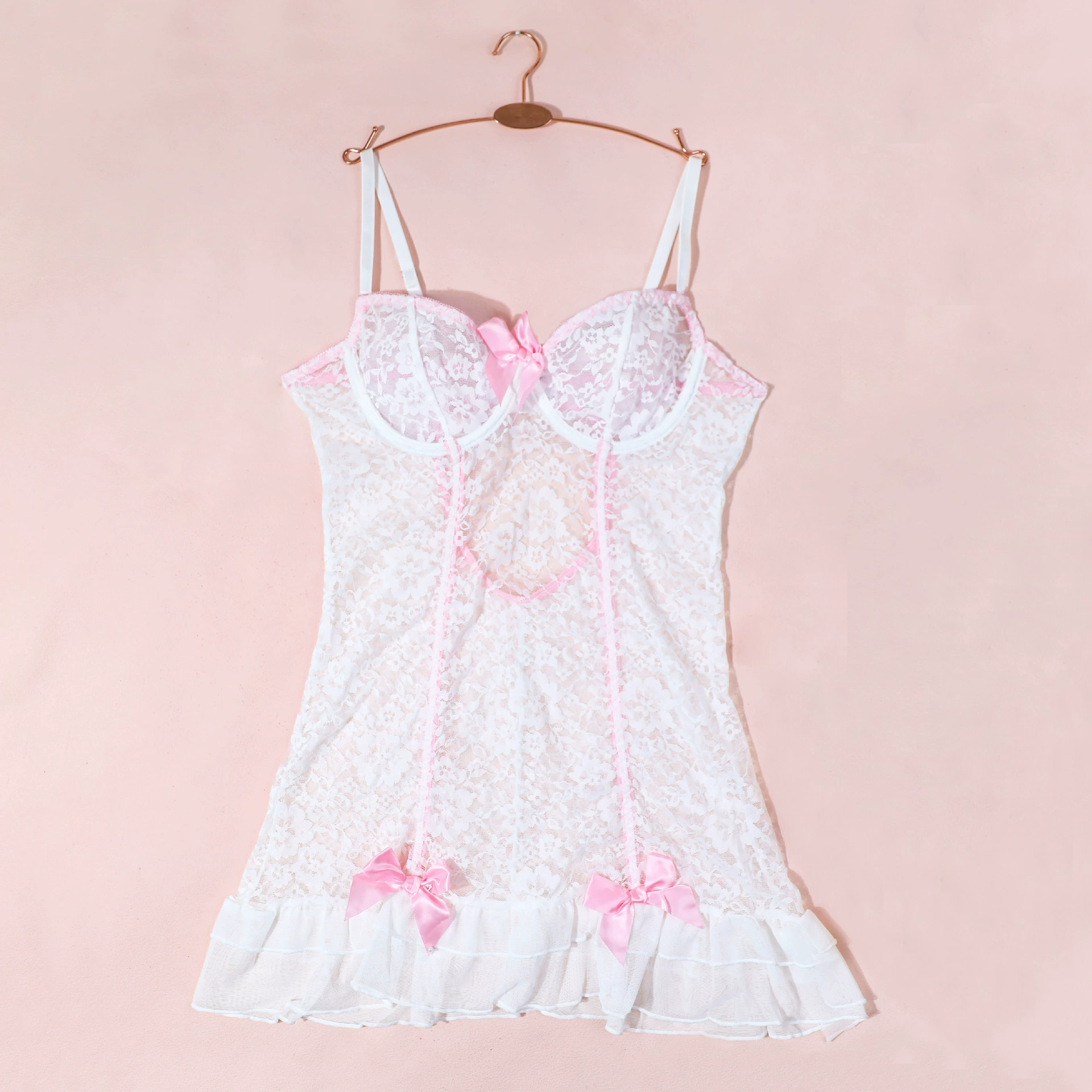 Белье, сексуальная slip-dress, комплект, (Cross-border trading), открытая спина
