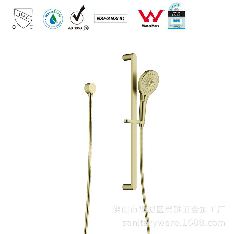 Exported to Australia and New Zealand, Watermark Hidden Showerhead, Australian Certified, Hotel In-Wall Showerhead