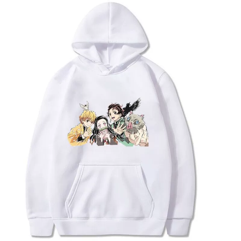 Свитер с капюшоном Demon Slayer Kimetsu no Yaiba мужской топ
