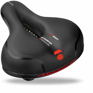 With Taillight Cushion Mountain Bike Seat Cushion Bicycle Big Butt Soft Saddle Car Seat Accessories Super Soft Cushion Cushion Plus