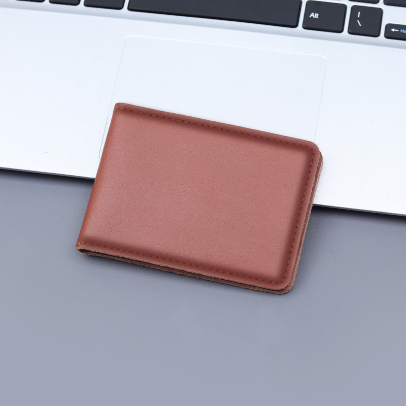 Carte de conducir de cuero, bolsa de tarjetas, bolsa de almacenamiento de tarjetas para hombres, bolsa de protección de la licencia de conducir de cuero para mujeres.