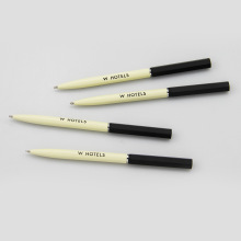 W HOTLES酒店金属圆珠笔新款集团标准定制LOGO颜色转动笔促销礼品