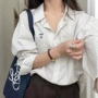 长袖职业条纹春秋衬衫