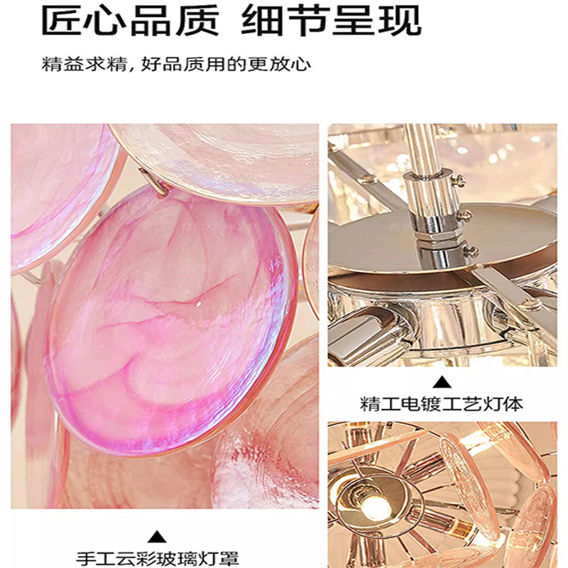 意大利murano穆拉诺手工玻璃吊灯设计师风客厅主卧室餐厅吊灯|undefined