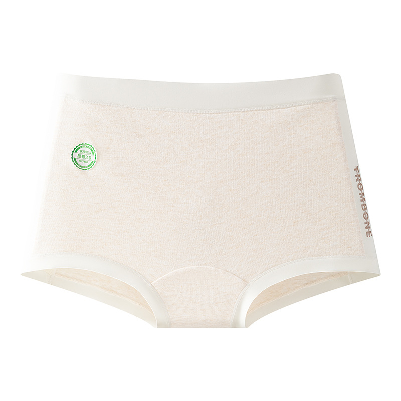 10A calzoncillos bóxer de cintura media y alta antibacterianos para mujer, pantalones de calzoncillos de vientre sin costuras de algodón puro, calzoncillos cómodos y transpirables
