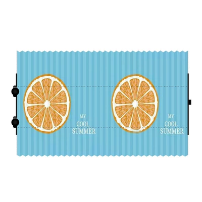 Sun shade – double-layer sunshade - upgrade-6-suction-cup-orange-60cm