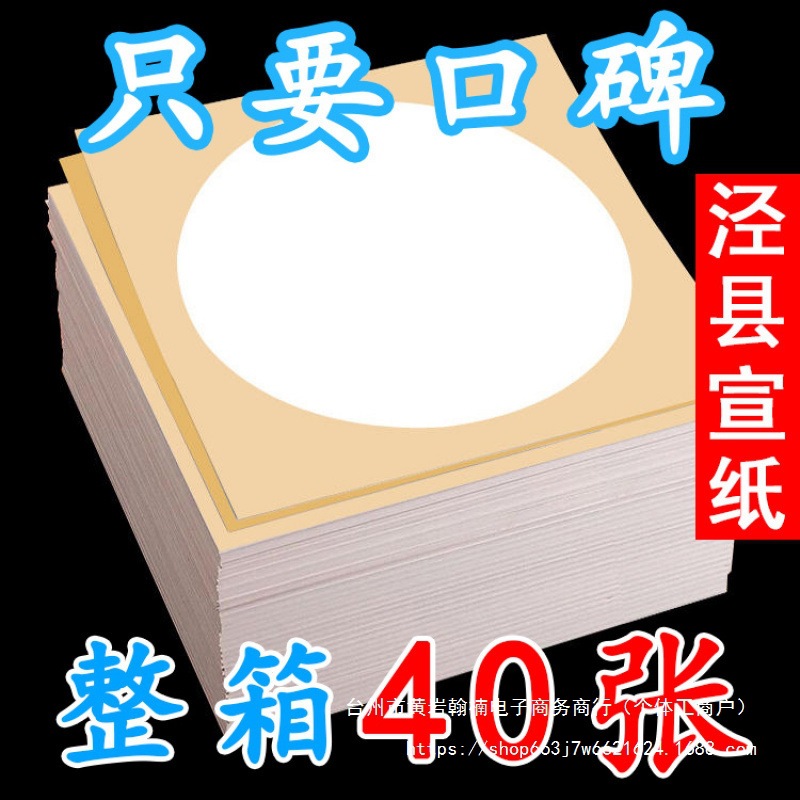 熟宣毛笔书法工笔画专用纸宣纸卡纸加厚国画软卡书法半熟宣特净
