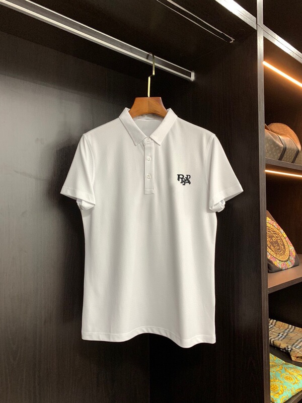 1.1 Correct Version 2025Blcg Mlb Miu Miu Pra Letter Embroidered Polo Lapel Short-Sleeved T-Shirt for Men 1.1 Correct Version 2025Blcg Mlb Miu Miu Pra Letter Embroidered Polo Lapel Short-Sleeved T-Shirt for Men