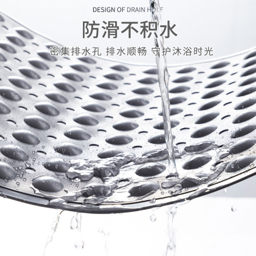 Bathroom anti-slip mat, shower room, bathroom bath mat, children's anti-fall foot mat, environmentally friendly TPE massage floor mat