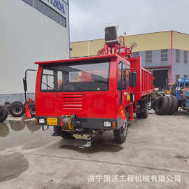 建筑园林随车抓 6吨10吨四不像随车抓图片 轮式自卸抓木机视频