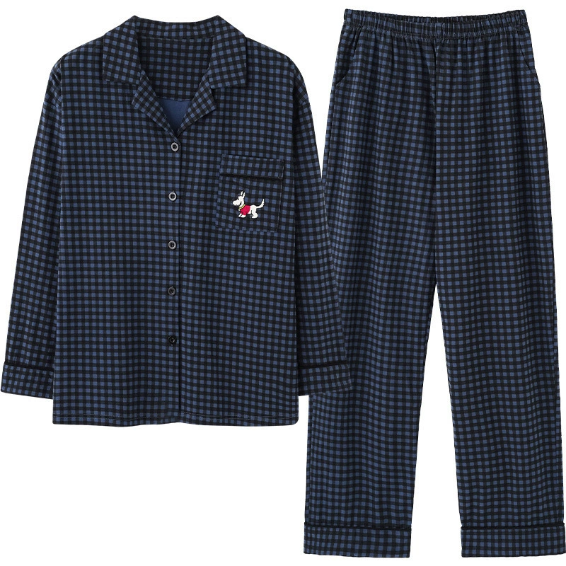 Грапевая осенняя пижама, с длинным рукавом, рукава, комплект, фирменная cardigan, корейский стиль, тренд сезона