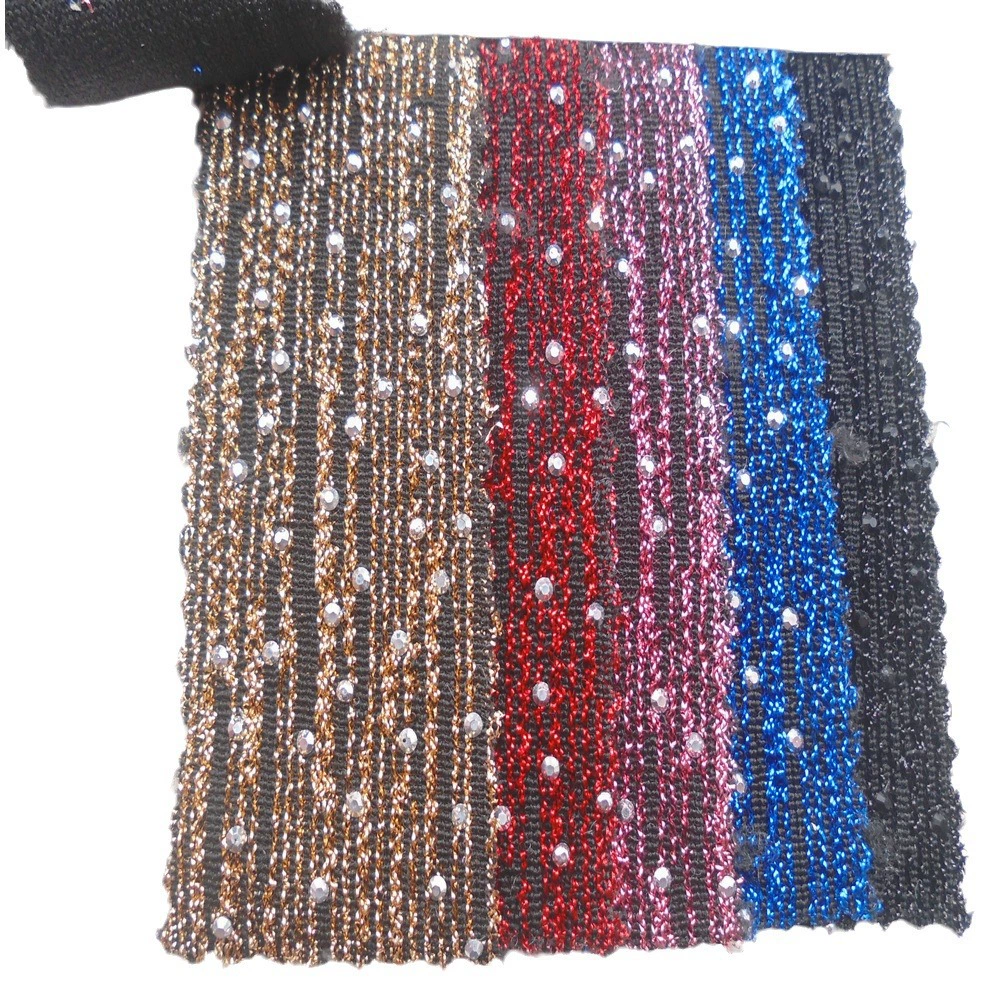 Светоотражающая мягкая эластичная полировочная ткань, вязаные шелковые нити, золото и серебро