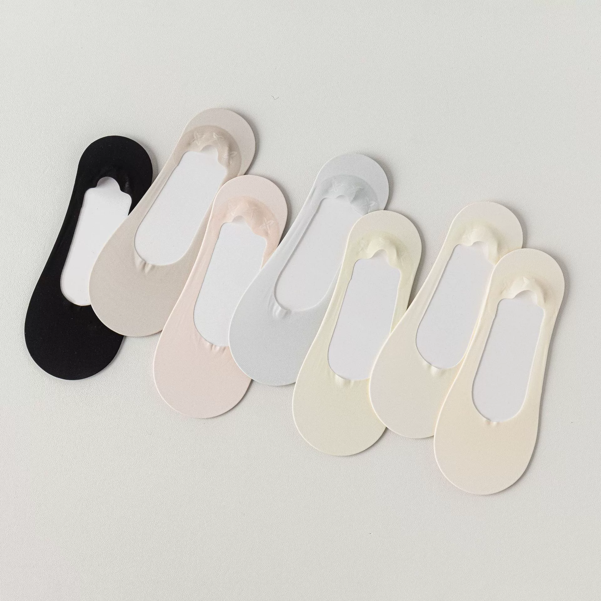 Summer ultra thin silk face mask, tights, breathable non-slip invisible socks, no trace, wholesale
