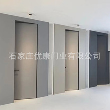 极简卧室门套装门简约铝木门隐形门暗门隔音门木门室内门隐藏门