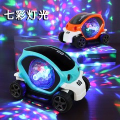 ディザトーンネットの赤い子供の万能車の3d照明の音楽は小さい車の男の子を回転します。