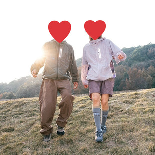 Cross-Border Summer Lightweight Breathable Sun Protection Clothing Outdoor Functional Hooded Mountain Splicing Jacket Sports Men and Women Simple