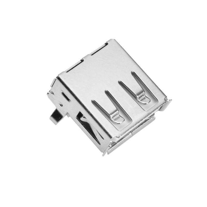 USB 2.0插座 AF90度母座A母90度插板 AF90度弯脚插板|undefined