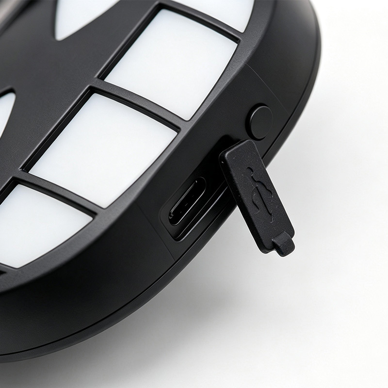 Cross-border car decorative light Halloween solar-powered wireless evil demon eye LED warning ambient light dynamic