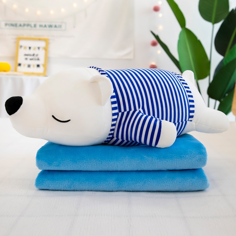 스트랩 북극곰 화이트 60cm