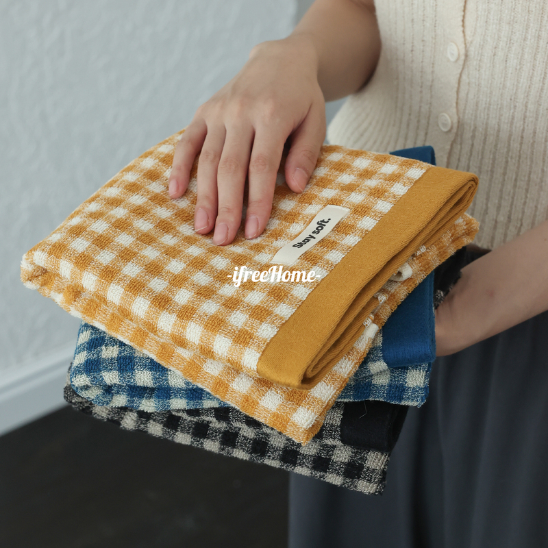 Japanese Plaid Type a Combed Cotton Towel Bath Towel Pure Cotton Yarn-Dyed Soft and Fluffy Small Grids Face Wash Towel Bath Towel Japanese Plaid Type a Combed Cotton Towel Bath Towel Pure Cotton Yarn-Dyed Soft and Fluffy Small Grids Face Wash Towel Bath Towel