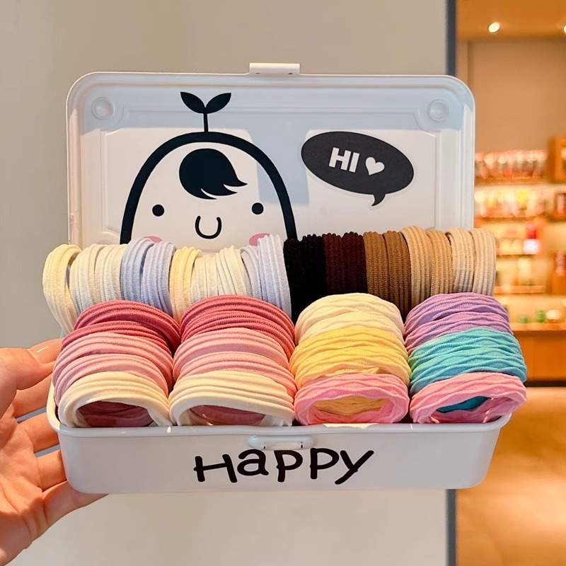 Cuerda para el cabello de cola de caballo alta, alta elasticidad y goma elástica duradera, temperamento femenino, cuerda para la cabeza, 2025 nuevo tocado de anillo para el cabello de verano