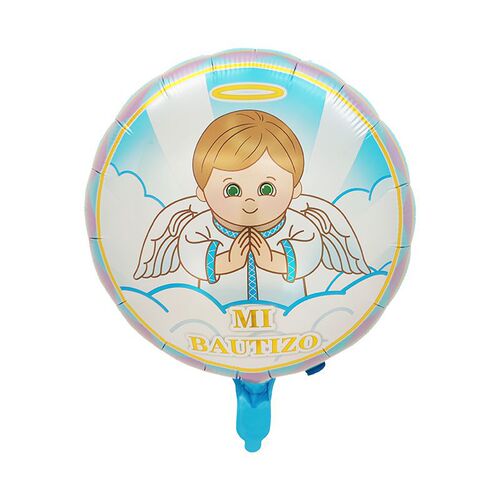 New baby baptism, communion day, cross bathing and floating balloons, Easter party decoration aluminum film balloons