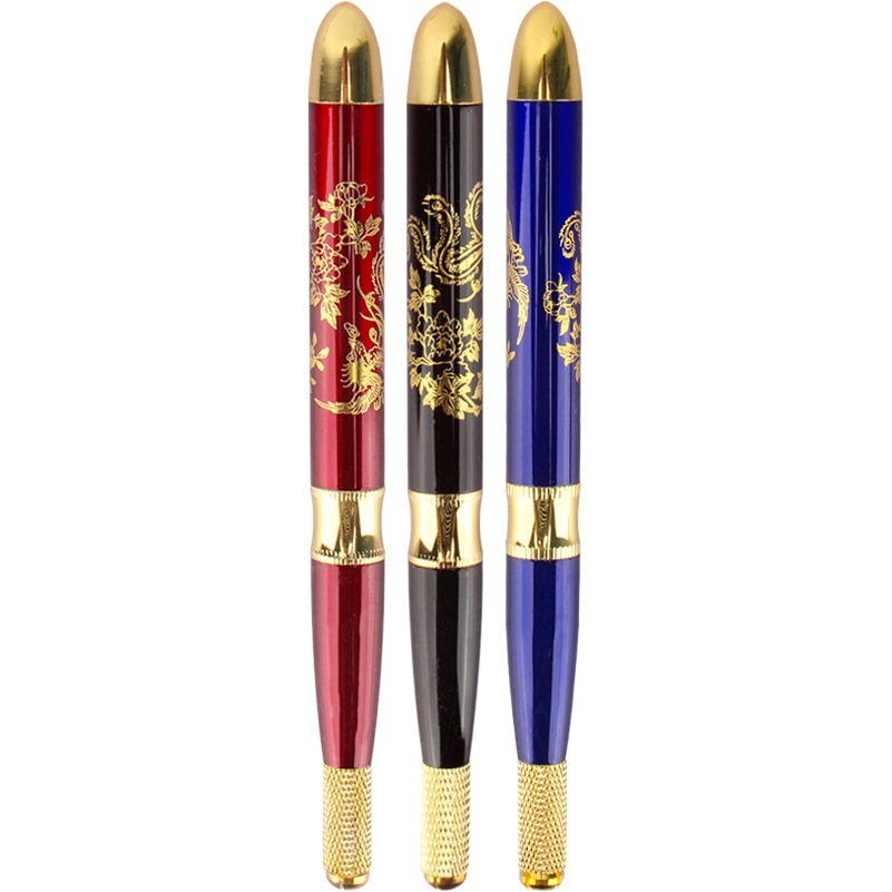 Semi-Permanent Tattoo Handmade Pen Fogging Pen Multi-Functional High-End Genuine Three-Use Eyebrow Tattoo Pen Tattoo Pen Tattoo Eyebrow Knife Holder