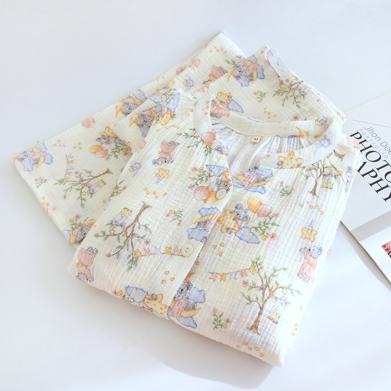 Multiple Styles of Pure Cotton Gauze Maternity Wear, Spring and Autumn Thin Postpartum Nursing Pajamas, Summer Maternity Home Wear Multiple Styles of Pure Cotton Gauze Maternity Wear, Spring and Autumn Thin Postpartum Nursing Pajamas, Summer Maternity Home Wear