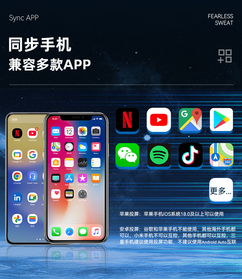 Cross-Border Wireless Carplay Module 4-in-1 Smart Mirror Screen Projection Smart Inter-Control Carplay Box