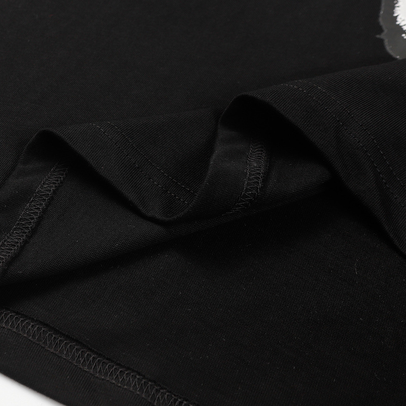 Summer 100% cotton fashionable high street loose casual short sleeved unisex couple T-shirt_viptrois.com