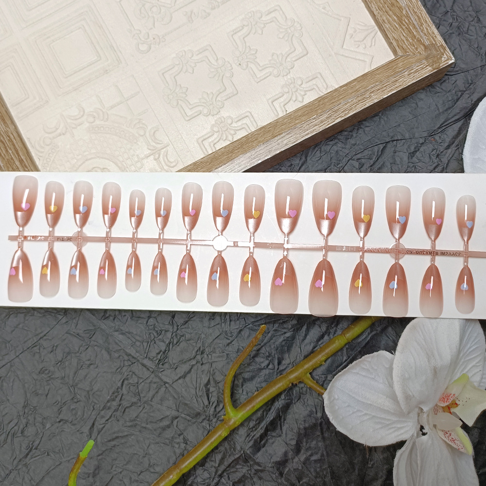 30 piezas, colorido, amor, ropa de uñas, nueva tira suave, parche de uñas, ojos de gato, uñas image 1