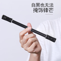 Pen twist black cool twist pen student neutral pen rotation pressure relief pen same as the popular new hand slip-proof twist pen