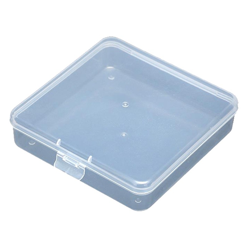En stock caja cuadrada de embalaje PP caja de plástico cuadrada de plástico con tapa caja de plástico cuadrada con tapa caja cuadrada
