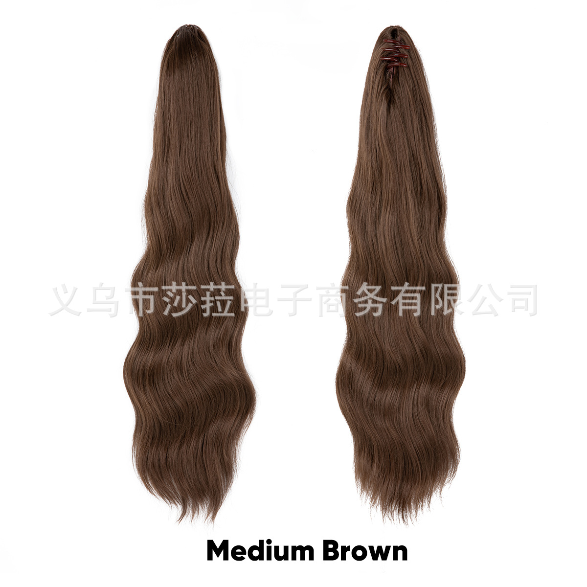 Pelucas de cola de caballo estilo europeo y americano para mujer, cabello sintético largo y rizado, cola de caballo alta con clip de garra naturalmente esponjosa, directamente del fabricante.