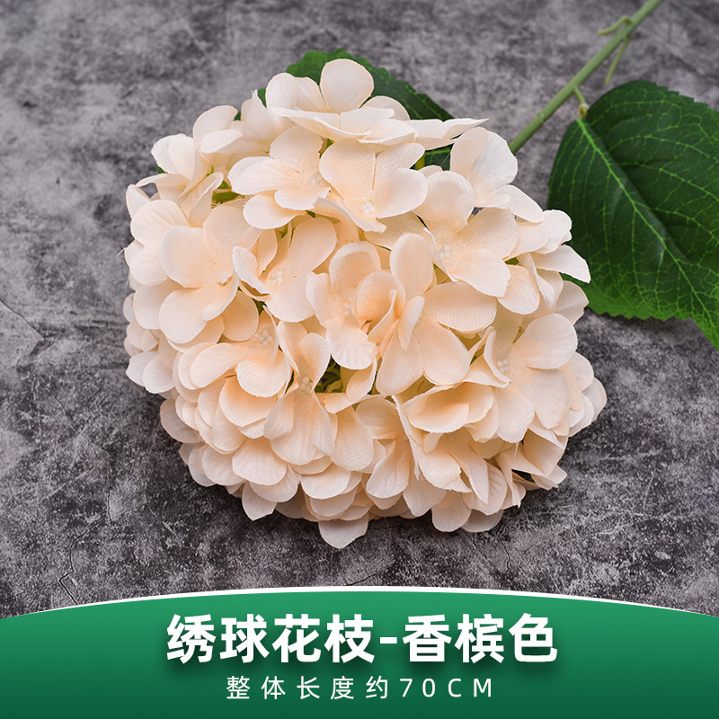 Flores falsas, flores falsas, hortensias, flores de seda, props de boda, flores al por mayor, bodas blancas, sensación alta, hortensias rosa