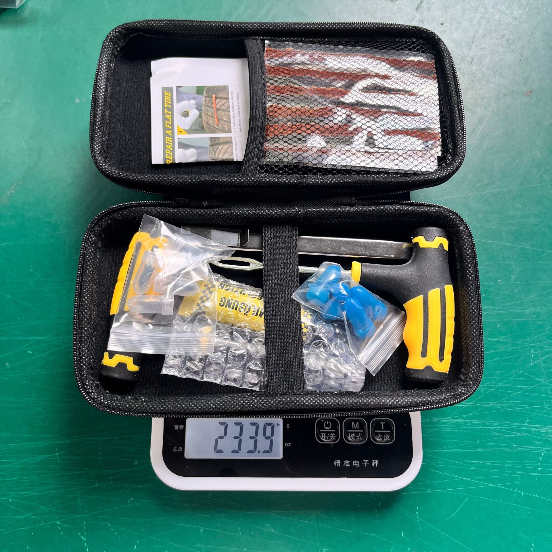 Emergency Tire Repair Tool Kit for Cars, Motorcycles, Electric Vehicles, Vacuum Tire Repair Tool Kit