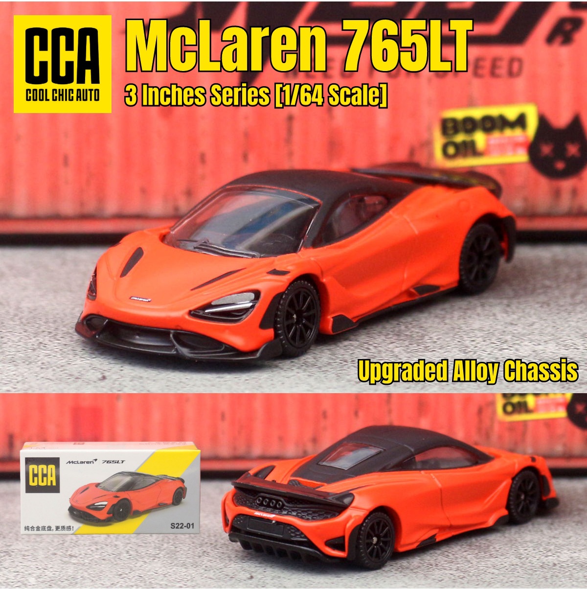 CCA Chaiper 1 / 64 modelo de automóvil de aleación completa versión dura de automóvil deportivo sedán caja de fósforos deslizante coche de juguetes para niños