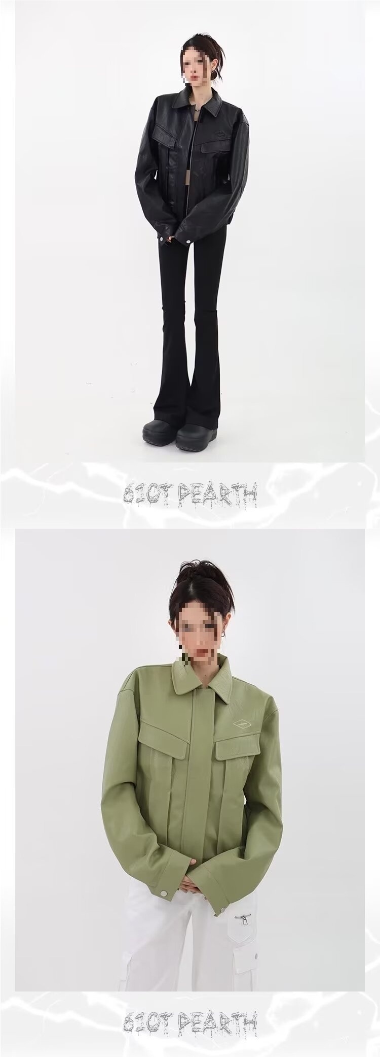 boy Lazy American Retro Short Loose Motorcycle Leather Jacket For Women, Autumn And Winter New High Street Coat_voghion.com