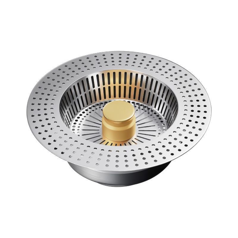 Cocina de acero inoxidable lavabo de verduras lavabo gran pantalla de filtro filtración antiolor lavabo de platos núcleo de rebote soporte de etiquetado transfronterizo