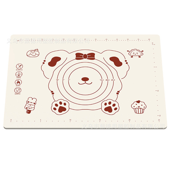 Silicone kneading mat