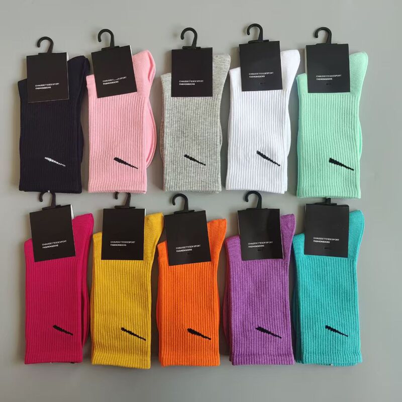 Suwan Nexst Socks Colorful Long Tube Sports Socks Medium Short Tube Four Seasons Men and Women Couples Candy Color Socks Wholesale