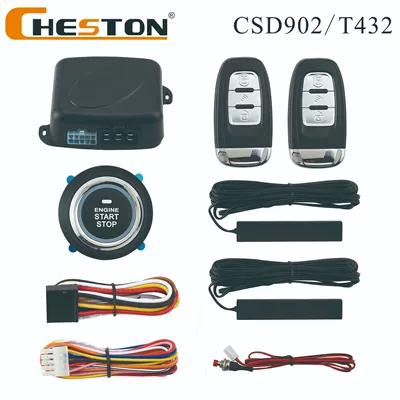 Cross-border 12V car remote control Bluetooth remote start, preheating, cooling, one-touch anti-theft alarm system, Bluetooth 5.0