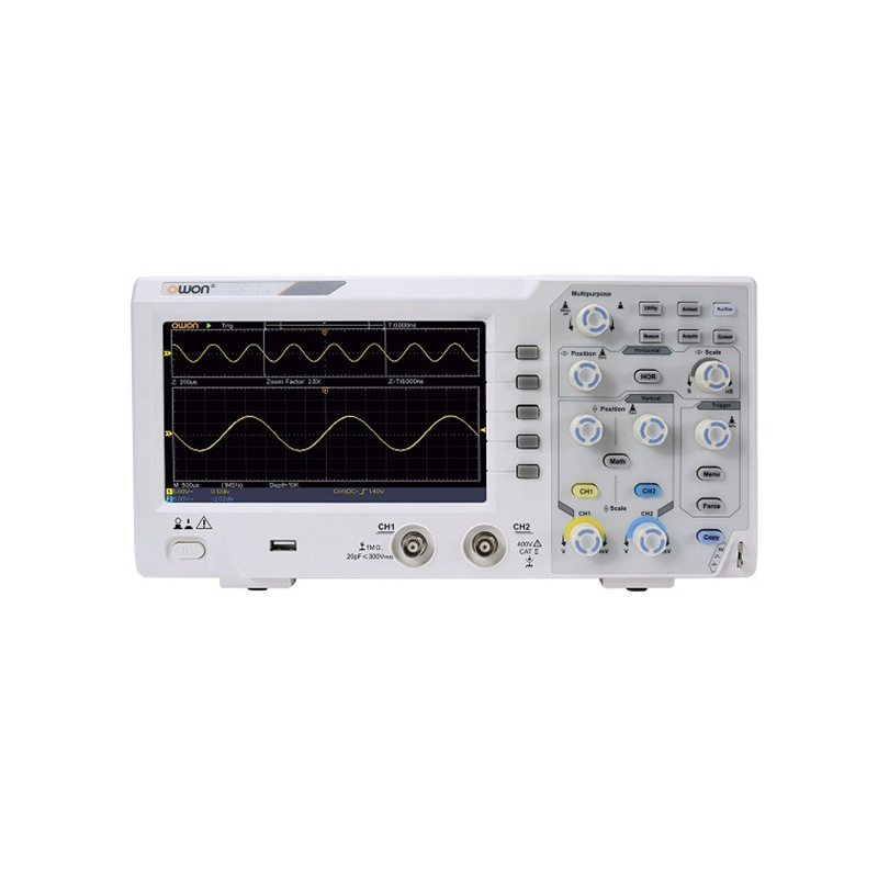 OWON利利普200M数字示波器SDS1202双通道存储